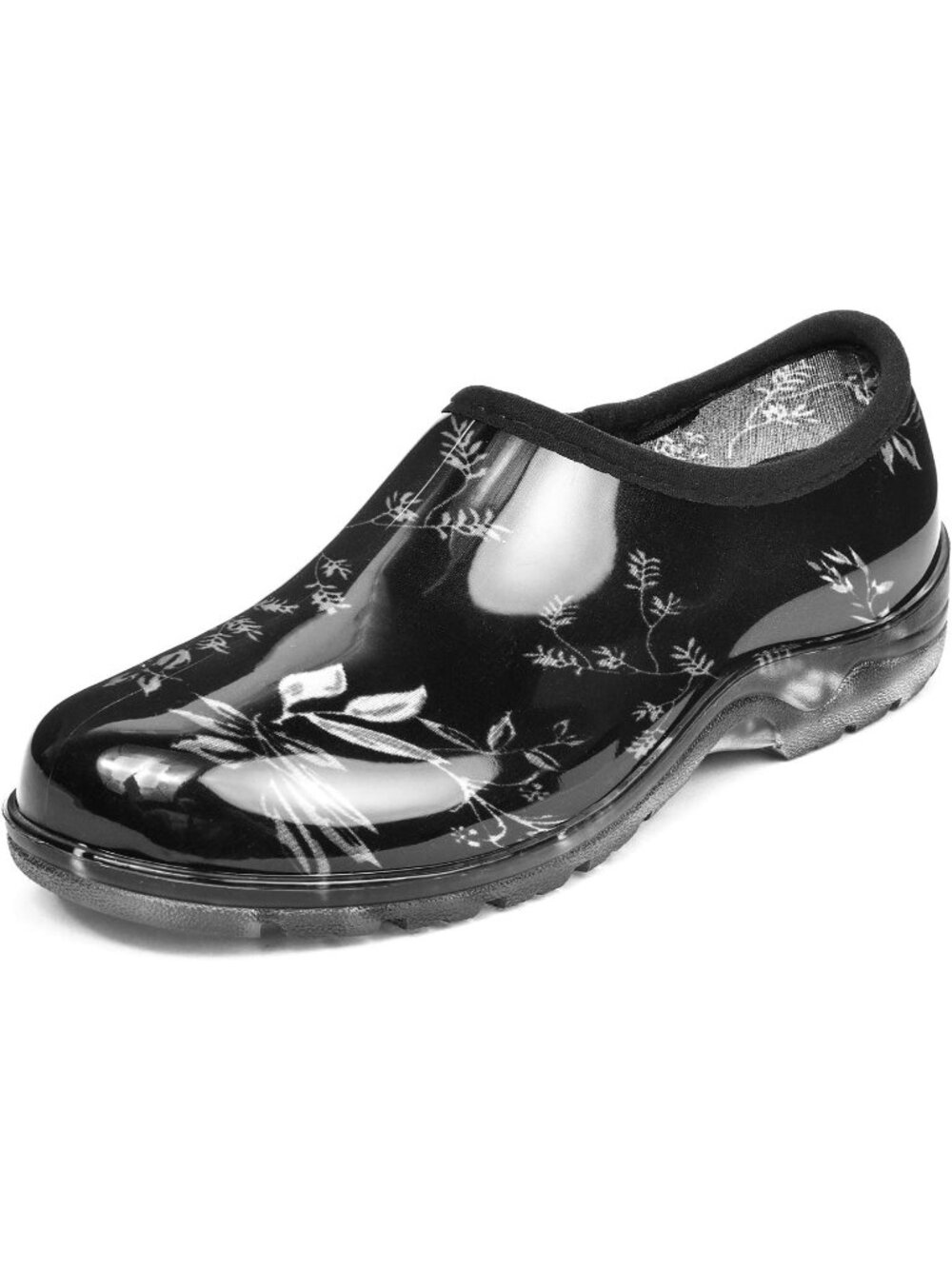 🆕Women's Black Tree Garden Shoes Slip-On Outdoor Clogs Rain Shoes Casual